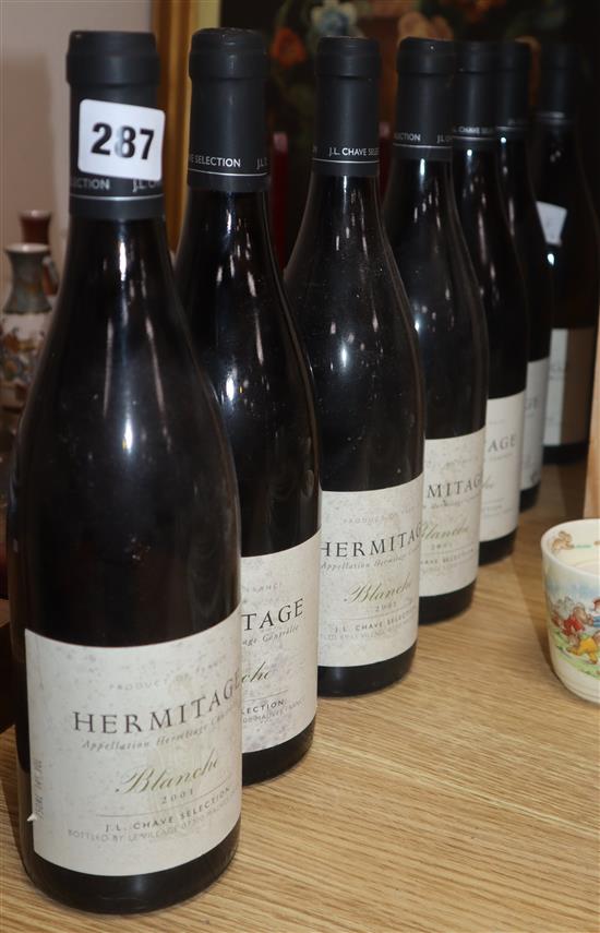 Seven bottles of Hermitage, Blanche, 2001